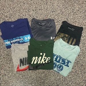Under Armour and Nike Men’s medium  T-Shirts